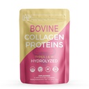 Zdravi živi proteini - hidrolizirano govedo - beljakovinski kolagen tipa 1 in 3 brez arome - kolagen v prahu - krma za travo, pasterizirana rast - goveji peptidi - Keto & Paleo - brez glutena (nearomated 16 oz)