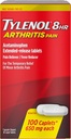 Tylenol 8 HR Artritis bolečine Kapleti, 650 mg - 100 ct, pakiranje po 4