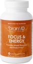 BRAINMD Dr. Amen Focus & Energy - 120 kapsul, pakiranje 2 - spodbuja koncentracijo in pozornost - Kofein brez glutena - 60 skupaj