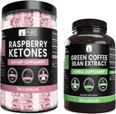 PURE ORIGINAL SESTAVINE Raspberry Ketone in zelena kava izvleček fižol paket, različne velikosti, brez polnila, laboratorij preveri