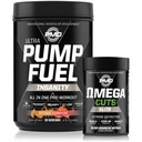 PMD Sports PMD Sports Ultra Pump Fuel Insanity - Pre Workout - Miami Sunrise (30 strežb) & PMD Sports Omega cuts Elite Termogenic Fat Burner (90 Softgels)