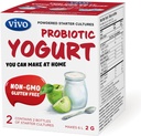 VIVO Probiotic Yogurt Starter/Naravni (5 škatle. 10 steklenic) Do 30 litrov Jogurta.