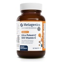 Metagenike Ultra Potent-C 500 - Puferen vitamin C dodatek za imuno podporo, antioksidant obrambo in kolagen formacija - nežna, želodčno-prijazno, ne- GMO, Gluten-free - 90 tablet