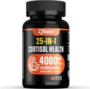 Cortisol Health Supplement, 25-v-1 Cortisol Reducer za ženske in moške, Cortisol dopolnila za z Ashwagandha, Rhodiola Rosea, L-Theanin, za Mood, Focus, Podpora za spanje, 2 kapsuli