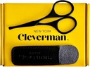 Cleverman Premium škarje za lase – Professional Nose škarje za lase, Curved varnostne rezila in okrogle napitnine za oči, Mustache, Brada, Ušesne klešče. Nerjaveče jeklo za moške