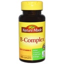 Narava narejena B-kompleks z vitaminom C Caplets, 100 Število (Pack 3)