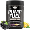 PMD športna črpalka Ultra Caffeine Free - Premium pred vadbo Powder & Muscle Pump, večji poudarek, vzdržljivost in okrevanje, Premium Kreatin, Arginin & Beta Alanine - BlackBerry Limonada (30 strežb)