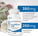 Vitaminerals 33+ Baldrian® Plus Naravna podpora za sprostitev Standardizirani Valerian Extract (60)