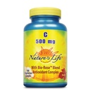 Življenjska doba vitamina C, 500 mg kapice