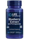 Life Extension Blueberry Extract and Granate, Arterial Health Support, antioksidant Defense, Gluten-free, Non-GMO, Vegetarian, 60 vegetarijanske kapsule