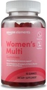 Elementi - Ženski organski multivitamini, 90 Gummies (30 obrokov), vegetarijanec, Gluten brezplačno (Prej Revly)