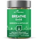 Podpora za dihala – Sinus, pljuča, Open & Clear Airways – Sezonsko zdravje nosa, Bronchial Wellness, zdravo prsi – Quercetin, vitamin D, Bromelain tablete – 60 vegetarijanske mehke kapsule
