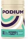 Podium Nutrition, Instantized BCAA Powder, Hydro and Salt, Blue Razz Slushie, 30 Serving, Elektroliti, Hidracija, Recovery