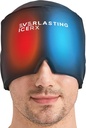 Form fiting Gel Ledeni glavobol Relief Hat - Hladna terapija Glavobol Relief Cap / Ledeni pokrov Maska, Hladni kompresijski glavobol Relief Cap for Tension & Stres, 20% več Gel, Migrene Relief Black