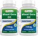 Best Naturals Pšenica Germ Oil 1130 mg 120 Softgels (paka z 2)