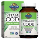 Vrt življenja Vitamin B Complex, 120 Veganske kapsule, Visoka moč Vitamini za energijo in presnovo z B6, Folat & B12 kot metilkobalamin Plus probiotiki