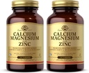 Solgar Calcium Magnezij Plus cink, 100 tablet (paket z 2) - spodbuja zdrave kosti in zobe - podpira živčne in mišične funkcije - ne-GMO, Vegan, Gluten brezplačno, Dairy Free, Kosher - 66 skupno služijo