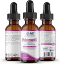 – Topično tekoče melatoninsko olje - naravni pomoč v spanju - esencialne mešanice olja– naravni melatonin – Pomaga pri spanju in sproščanju – alkohol & Gluten Free – organski melatonin za odrasle (1 steklenica)