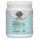 Vrt življenja Sport Whey Plus upravljanje teže z Amino energijo - 20g beljakovinski izolat hranilne trave za ženske in moške - vanilija v prahu - z Capsimax, 2 milijardi CFU probiotikov, O 15 Serving