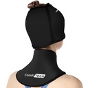 ComfiTECH Cold Cap in Neck Ice Pack Ovit Gel Combo, paket za nego glave in materničnega vratu, srednje
