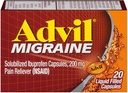 Advil 200 mg Kapsula, napolnjena s tekočino 20 ea