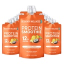 Oblikovalec Wellness Protein Smoothie, Real Fruit, 12g Protein, Nizko karb, Nič dodanega sladkorja, Gluten-free, Ne-GMO, Brez umetnih barv ali arom, Tropsko, 12 Število