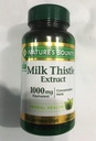 Narava Bounty Milk Thistle 1000mg, Zeliščno zdravstveno dopolnilo, Dnevni dodatek, Gluten brezplačno, hitro sproščanje softgels, 50 Ct