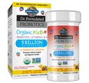 Vrt življenja otroci probiotiki, Dr. Formulirani probiotiki Organic Kids+ Vitamin C & D, Jagodna banana, Gluten Dairy & Soy Free Imune & Digestive Health Supplement, 30 Žvečilke (Shelf Stable)