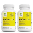 Terry Seveda Žafran Lift + Curcumin - Zeliščni dodatek s kurkuminom - Ne-GMO Saffron & Brain Curcumin Kapsule - Podpora koncentraciji in sprostitvi - 60 kapsul (Pack po 2)