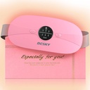 Besky Ogrevanje Pad za obdobje Cramps, Brezžično Menstrualno ogrevanje Pad, Ogrevanje Pads s 3 Ravni toplote in 3 Načini masaže, za nazaj ali obdobje lajšanje bolečine, Najboljši darila za njo, ženske in dekle (Pink)