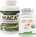 Organski vitamin C + korenske kapsule Maca – naravna energija in imunodinamična podpora