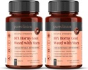 10X Horny Koze Izvleček plevela (3750mg) Maca Extract (2500mg) x 360 Tablete (2 steklenice od 180) - 1 Let dobave