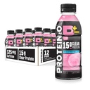 Proteini2o 15g izolat sirotkinih beljakovin Hidracijski napitek Plus energija & fokus, 350 mg elektrolitov, vitamini B5 & B6, brez sladkorja, bombaž Candy, 16.9 oz steklenica (Pack of 12)