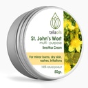 Teliaols Organic St John's Wort Čebelji vosek Suha koža Krema