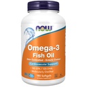 NOW Foods Supplements, Omega-3 180 EPA / 120 DHA, Enteric Coated, Kardiovaskularna podpora*, 180 Softgels