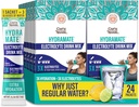 GuruNanda Hydramate Podpora Hidracija Mešanje - Elektrolit Powder Packets za dehidracijo, vaje in energije - Brez dodanih sladil, Non-GMO, Naravni limonin limonin arome - 24 Število (0,56 oz vsak)