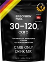 Natančno gorivo PF Carb samo pijača mešanica - visoko ogljikovi hidrati Prašek za energijo, Vegan, 120g ogljikovih hidratov na liter - Blag citrus aroma (1-Pack)
