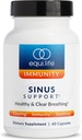 Equilife Sinus Support Supplement z Berberine, NAC, Licorice Root, in antioksidant Rich Zeliščna mešanica, Rastlinska formula za sezonsko ravnovesje, Gluten Free, Soy & Dairy Free, 20 Servings