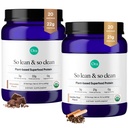 Ora Organski Vegan Protein Powder Vanilla Chai & Chocolate Bundle: 21g Protein na osnovi rastlin v prahu, Vanilla Chai Flavor, 20 Servis + 22g Rastlinske beljakovine, Čokoladni okus, 20 Servisi