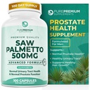PurePremium Saw Palmetto 500 mg za moške/ženske – največja moč žaga Palmetto Extract  Tablete