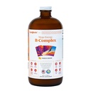 LIKVIDHEALTH 32 Oz Vitamin B Kompleksni tekoči multivitamin za ženske in moške, Super B kompleks, Mega B Vitamini Energy Supplement z B1, B2, B3, B5, B6, metil B12 Liquid, Folate & Biotin - Izdelano v ZDA
