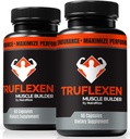 NutraRize (2 paketa) Truflexen tablete, Tru Flexen mišice graditelj, naravni dodatek za podporo splošno Wellness, Premium zmogljivosti kapsule, Uradni pravi Flexen Ocene (120 kapsul)