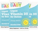 California Gold Nutrition Baby Vitamin D3 - Tekoči D3 dodatek za dojenčke, vegetarijansko prijazno - Razvojna podpora - Alkohol & Gluten Free, Non-GMO - 10 μg (400 i.e.) - 0,34 fl oz (10 ml), 3