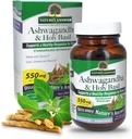 Naravoslovni odgovor Ashwagandha Root s svetim Bazilijem 60 Kapsule 