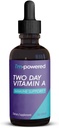 Napolnjen sem z dvema dnevoma vitamina A - 2 oz Naravni vitamin A Kapljice 400.000 i.e. na postrežbo (3 ml), podpira imuno zdravje