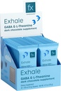 Fx Chocolate Exhale - Sproščujoče čokoladni dodatek za podporo Calm + Stress Response - Sladkor Free Cacao s 100mg GABA + 100mg L-Theanine - Keto Dark Chocolate - Vegan + Non-GMO (30 kosov)