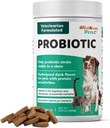 Wellnergy Daily Probiotic & Prebiotics Soft Chew za pse in mačke - Prebavna podpora za drisko, zaprtje, upset želodec, prebavne motnje in plin - pomaga prebave, alergije kože in imunskega zdravja 160ct
