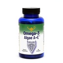Rna ReSet Omega-3 Algae A+E – Na rastlinah osnovana DHA & EPA z vitaminoma A in E, Ribje olje Alternativna (60 kapsul)
