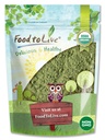 Hrana v živo organski alfa v prahu, 1,5 funti - Non-GMO, Surovo posušeni celi mladi listi, Vegan, Super za peko, sokovi, napitki, pretresi, čaj, in pijače. Dober vir prehranske vlaknine in beljakovin