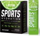 Elektrolitski paketi brez sladkorja - Sport Hydration Drink Mix dodatek, Keto prijazno s 6 Key Elektroliti, bogata z vitaminom B in C, 1000mg BCAA - Brez sladkorja, 16 palčke, Lime & Orange Flavor